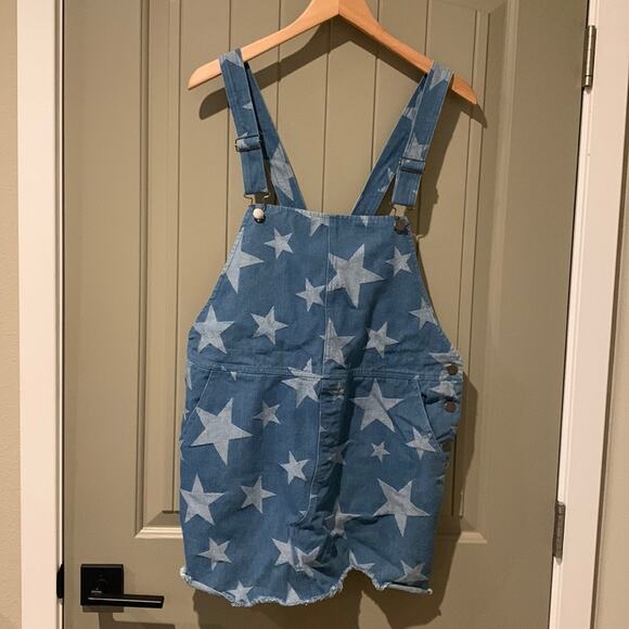 Entro Star Print Overalls - Picture 1 of 6